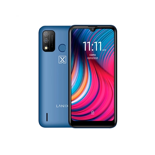 SMARTPHONE LANIX M9V 6.1" 64GB/2GB NANO DUAL SIM CÁMARA 13MP+2MP/8MP OCTACORE ANDROID 11 COLOR AZUL - Artículos Promocionales MAS RECIO
