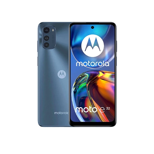 SMARTPHONE MOTOROLA E32 6.5" 64GB/4GB CÁMARA 16MP+2MP+2MP/8MP UNISOC ANDROID 11 COLOR GRIS - Artículos Promocionales MAS RECIO
