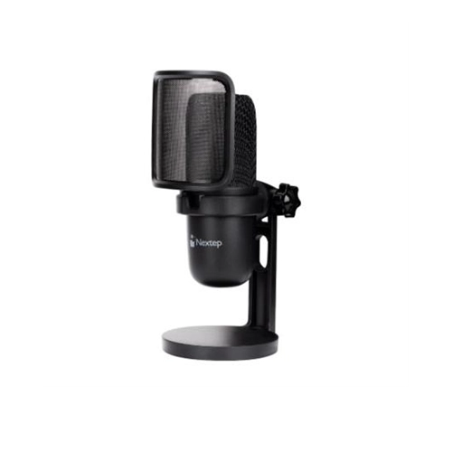 MICRÓFONO PROFESIONAL NEXTEP STREAMING USB CON BASE - Artículos Promocionales MAS RECIO