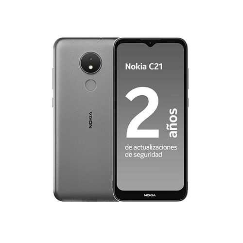 SMARTPHONE NOKIA C21 6.5" 32GB/2GB CÁMARA 8MP/5MP OCTACORE ANDROID 11 COLOR GRIS CÁLIDO - Artículos Promocionales MAS RECIO