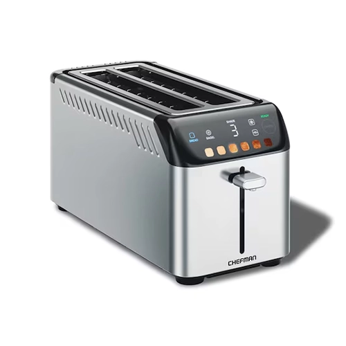 CHEFMAN TOSTADOR DIGITAL DE 4 REBANADAS - Artículos Promocionales MAS RECIO