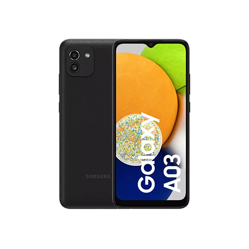 SMARTPHONE SAMSUNG GALAXY A03 6.5" 64GB/4GB CÁMARA 48MP+2MP/5MP OCTACORE ANDROID 11 COLOR NEGRO - Artículos Promocionales MAS RECIO