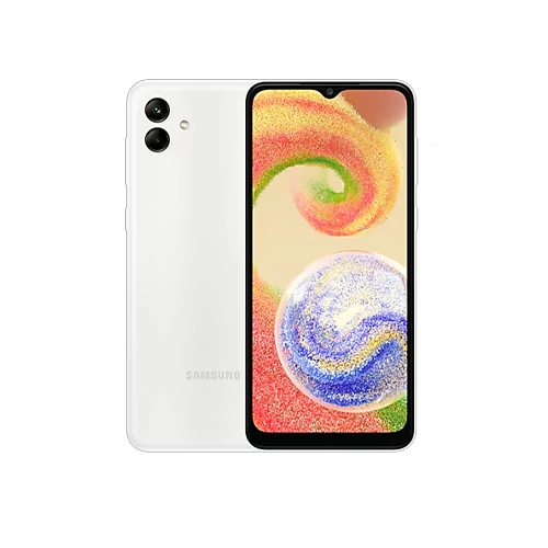 SMARTPHONE SAMSUNG GALAXY A04 6.5" 32GB/3GB CÁMARA 50MP+2MP/5MP OCTACORE ANDROID COLOR BLANCO - Artículos Promocionales MAS RECIO