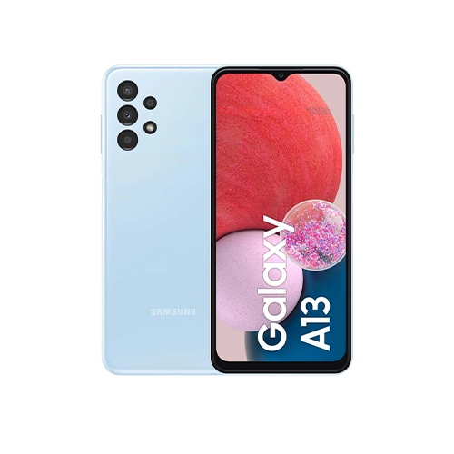 SMARTPHONE SAMSUNG GALAXY A13 6.6" 64GB/4GB CÁMARA 50MP+5MP+2MP+2MP/8MP OCTACORE ANDROID 11 COLOR AZUL - Artículos Promocionales MAS RECIO