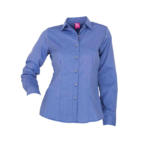 CAMISA BBO FILARE DAMA MANGA LARGA - Artículos Promocionales MAS RECIO