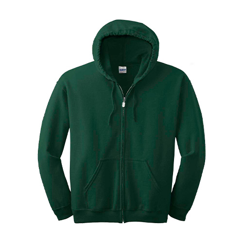 HOODIE HEAVY BLEND CON CIERRE - Artículos Promocionales MAS RECIO