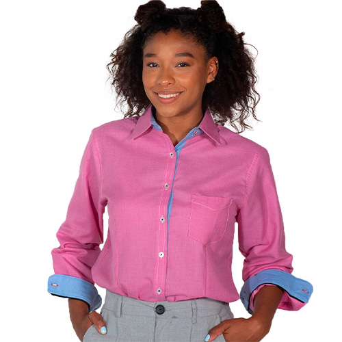 CAMISA MAG CORNELL DAMA MANGA LARGA - Vista 3