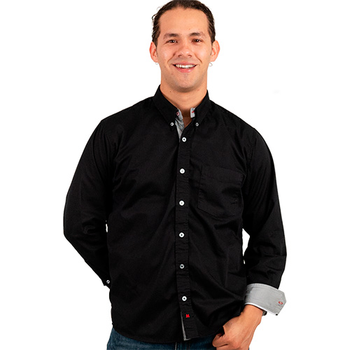 CAMISA MAG GABARDINA CABALLERO MANGA LARGA - Artículos Promocionales MAS RECIO
