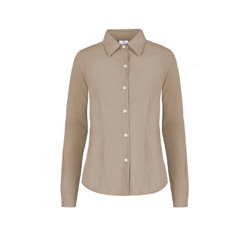 CAMISA YAZ GABARDINA DAMA MANGA LARGA - Vista 5