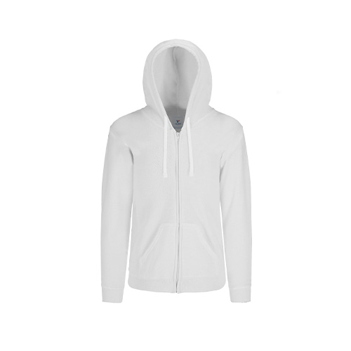 HOODIE YAZ POLY JUVENIL CON CIERRE UNISEX - Artículos Promocionales MAS RECIO