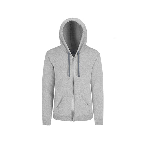 HOODIE YAZ POLY JUVENIL CON CIERRE UNISEX - Vista 6