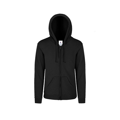 HOODIE YAZ POLY JUVENIL CON CIERRE UNISEX - Vista 2
